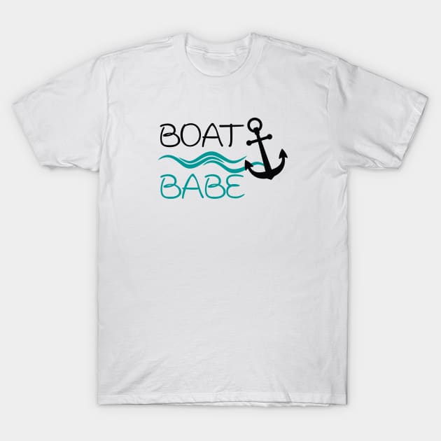 Boat Babe T-Shirt by Gillentine Design